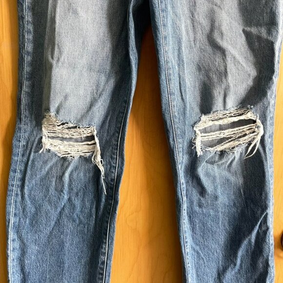 SLVRLAKE London Distressed Denim Jeans Wash Gimme Shelter Size 29 - Picture 3 of 12